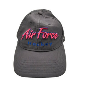 Air Force Hockey Womens Strapback Baseball Hat Under Armour Gray Pink